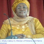 Ms. Afsatu Kabba Ex-Minister of Fisheries &  Marine Resources